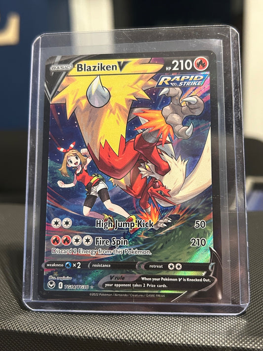 Blaziken V Holo Ultra Rare SWSH12: Silver Tempest Trainer Gallery TG14/TG30 NM