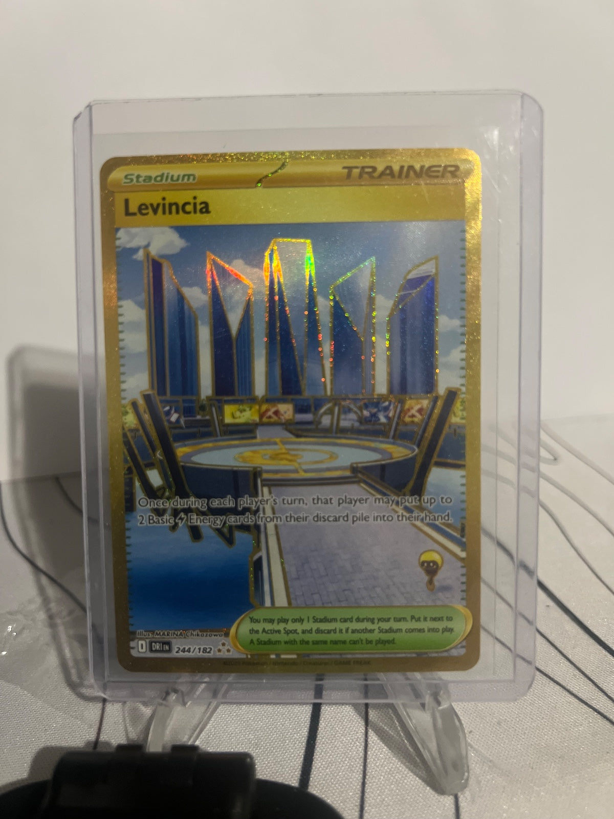 Levincia Holo Hyper Rare SV10 Destined Rivals 244/182 NM