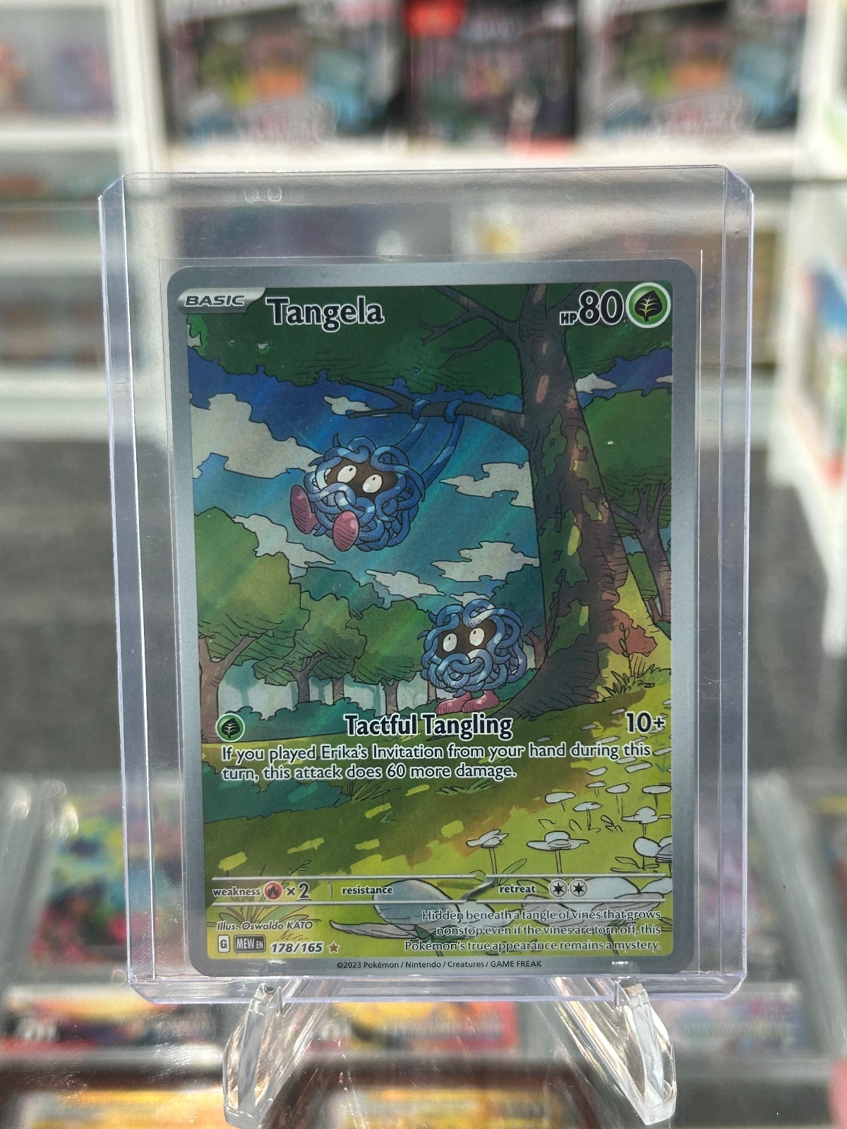 Tangela - Holo Illustration Rare SV: Scarlet & Violet 151 178/165 NM