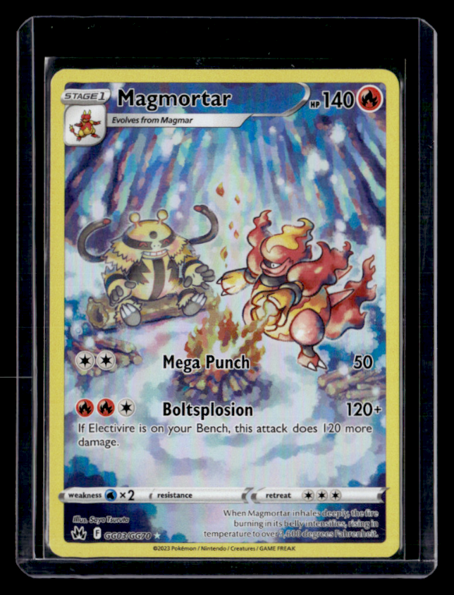 Magmortar Holo Ultra Rare SWSH Crown Zenith Galarian Gallery GG03/GG70 NM