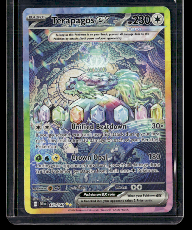 Terapagos ex Holo Special Illustration Rare SV07: Stellar Crown 170/142 NM