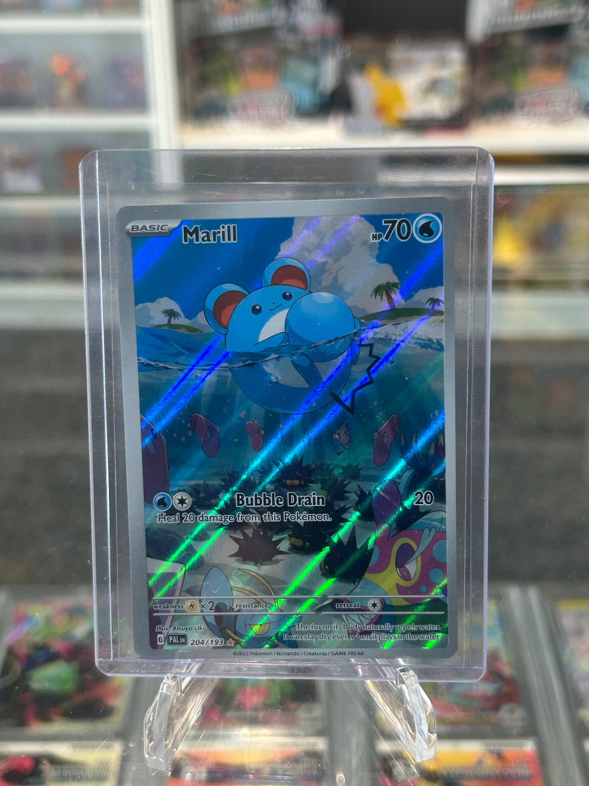 Marill - Holo Illustration Rare SV02: Paldea Evolved 204/193 NM