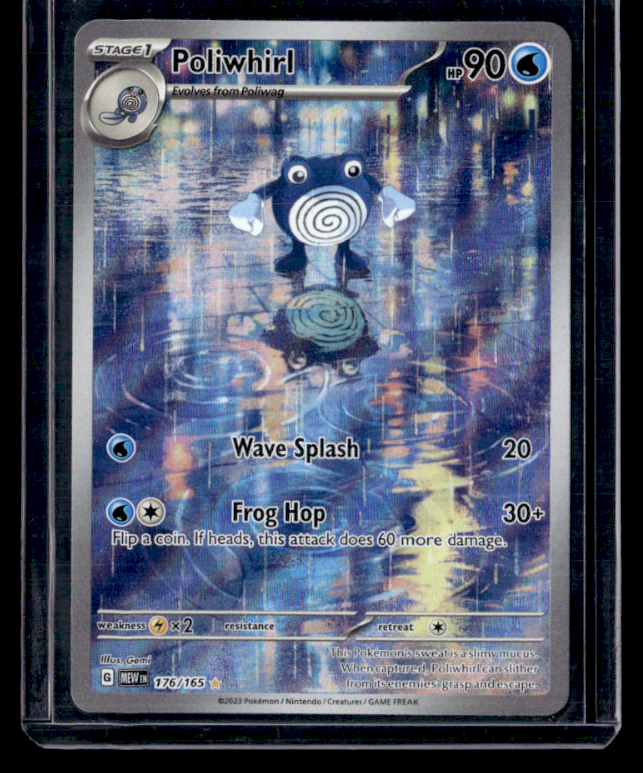 Poliwhirl Holo Illustration Rare SV: Scarlet & Violet 151 176/165 NM