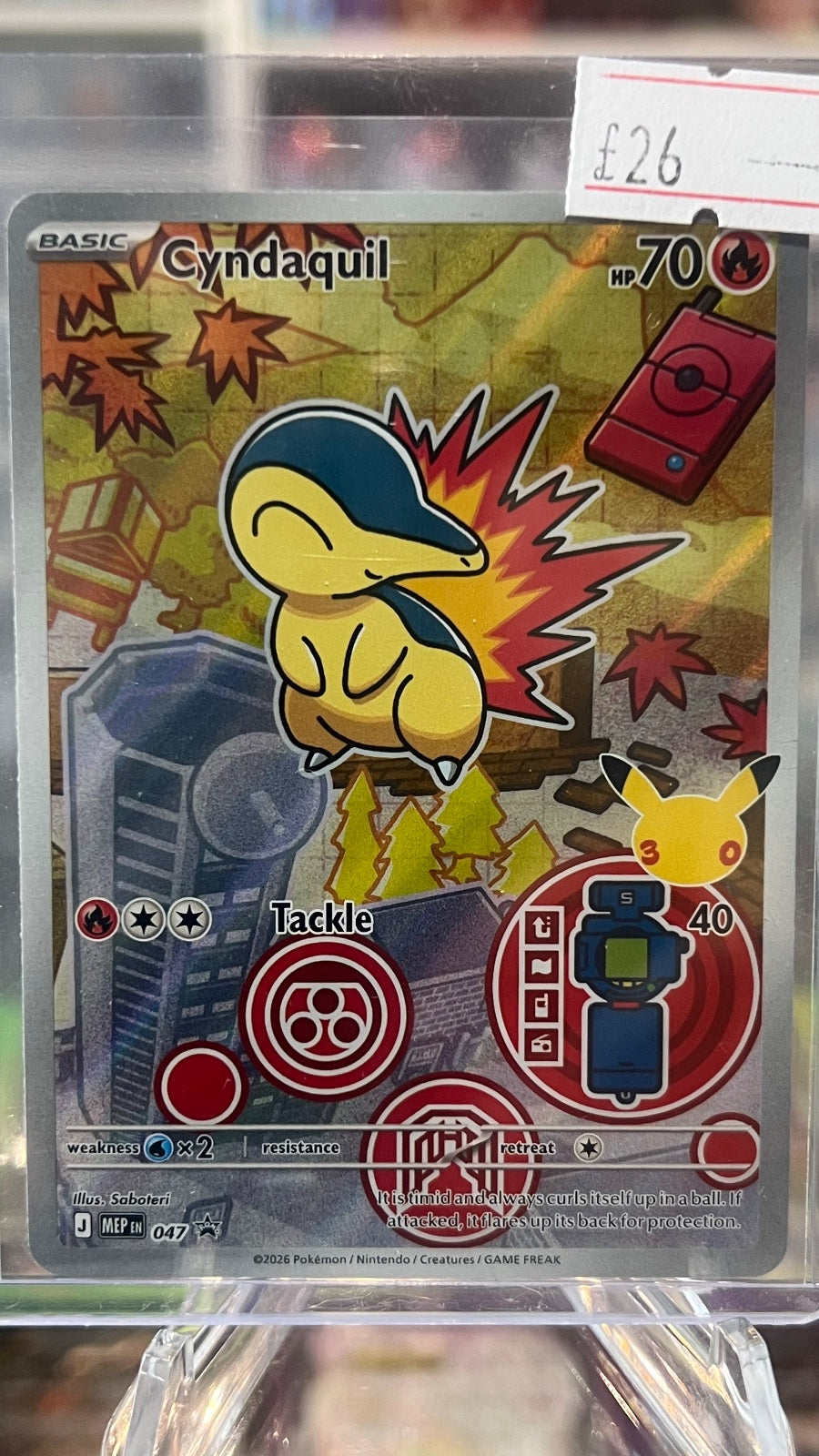Cyndaquil Holo Promo ME: Mega Evolution Promo 047 NM