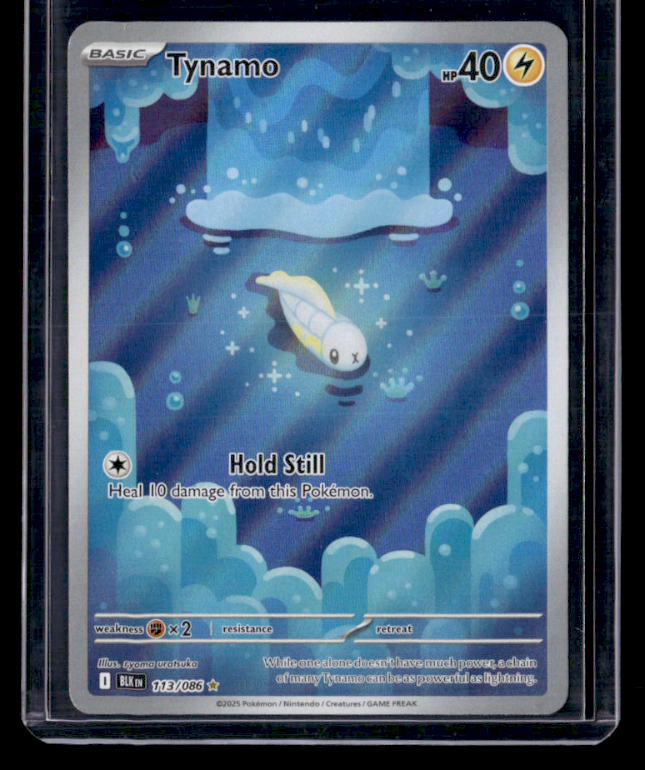 Tynamo Holo Illustration Rare SV Black Bolt 113/086 NM