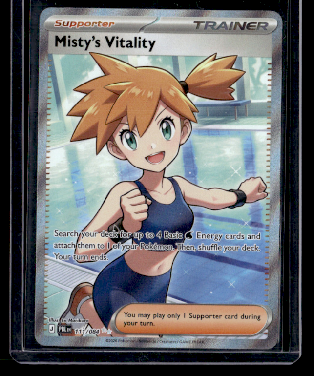 Misty's Vitality Holo Ultra Rare ME05: Pitch Black 111/084 NM