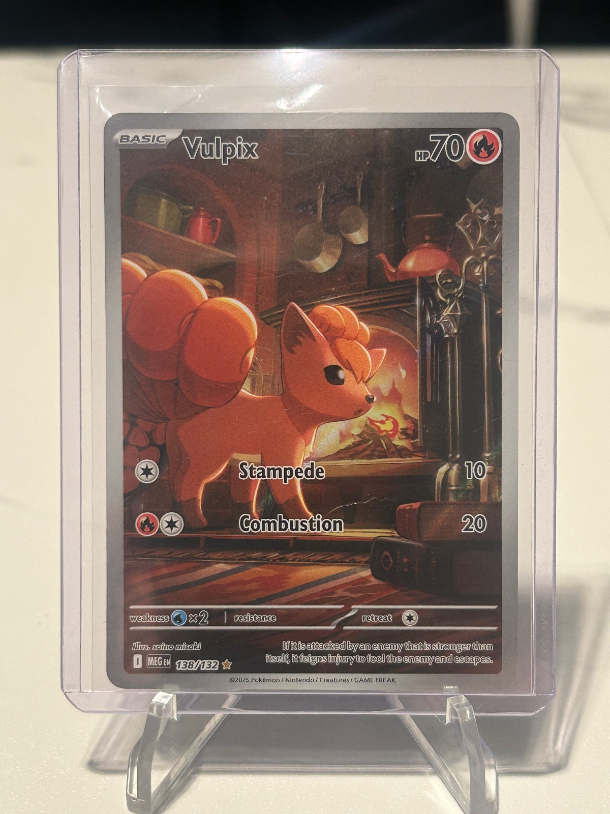 Vulpix - Holo Illustration Rare ME01: Mega Evolution 138/132 NM
