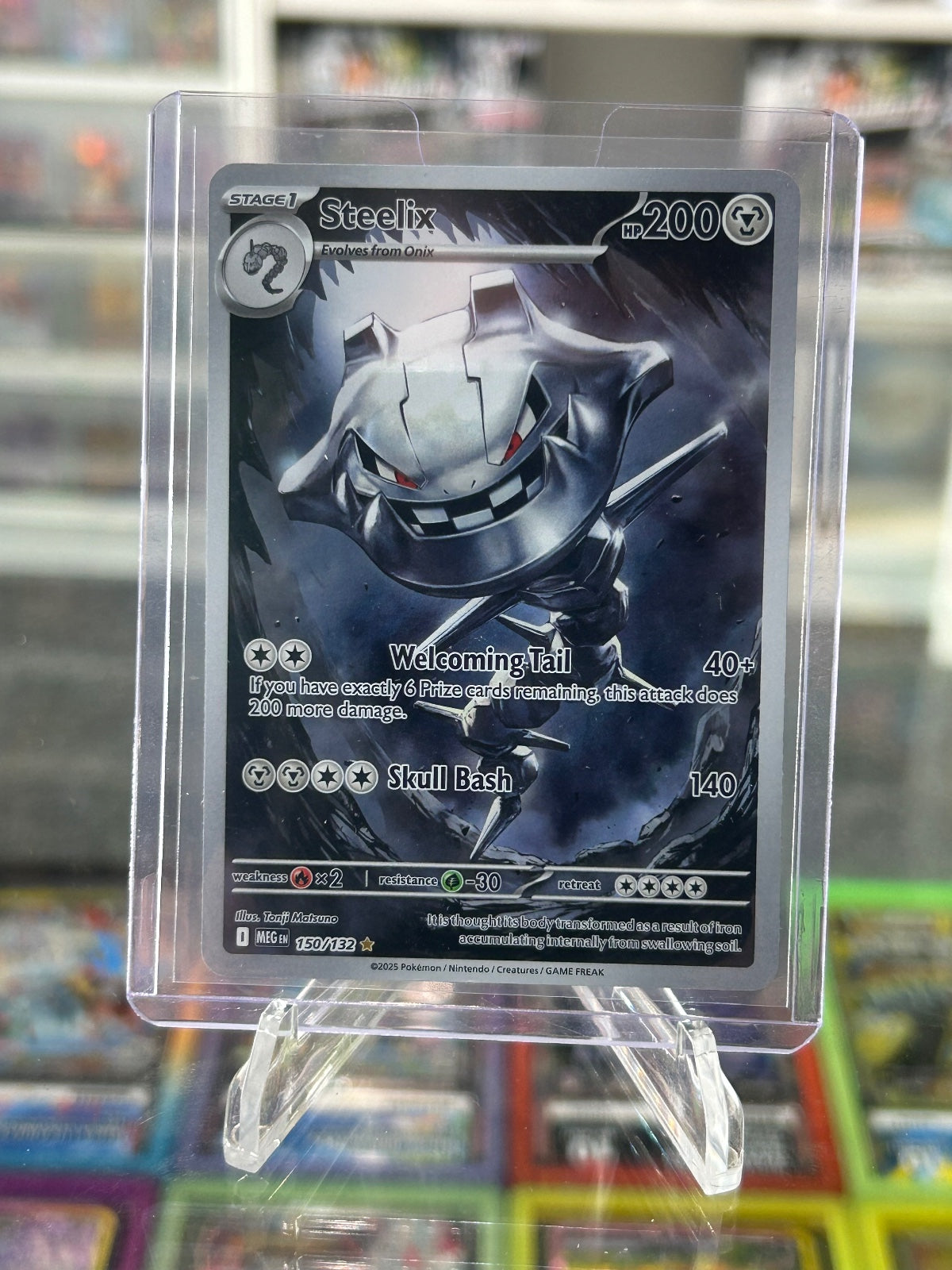 Steelix Holo Illustration Rare ME01: Mega Evolution 150/132 NM