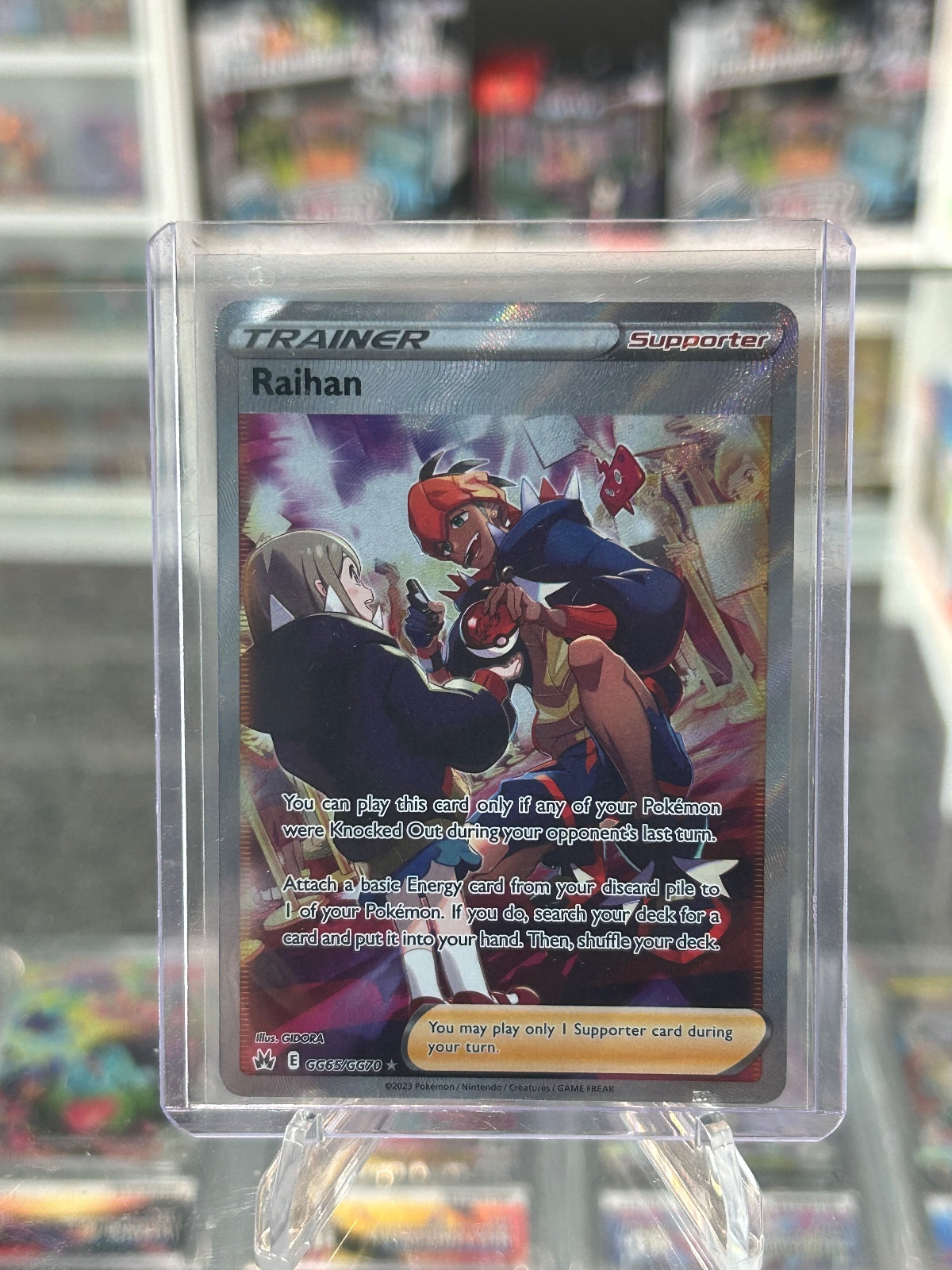 Raihan Holo Ultra Rare SWSH: Crown Zenith: Galarian Gallery GG65/GG70 NM