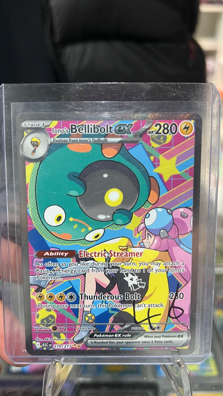 Iono's Bellibolt ex Special Illustration Rare ME Ascended Heroes 279/217 NM