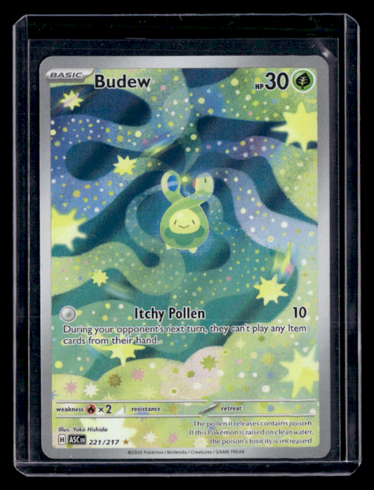 Budew Holo Illustration Rare ME: Ascended Heroes 221/217 NM
