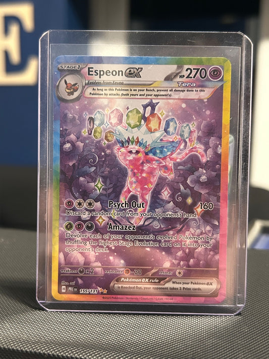 Espeon ex Holo Special Illustration Rare SV: Prismatic Evolutions 155/131 NM