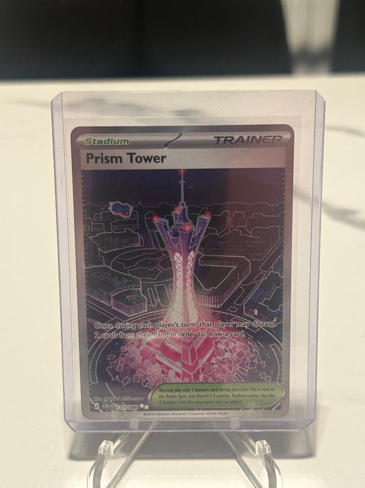 Prism Tower - Holo Ultra Rare ME04: Chaos Rising 111/086 NM