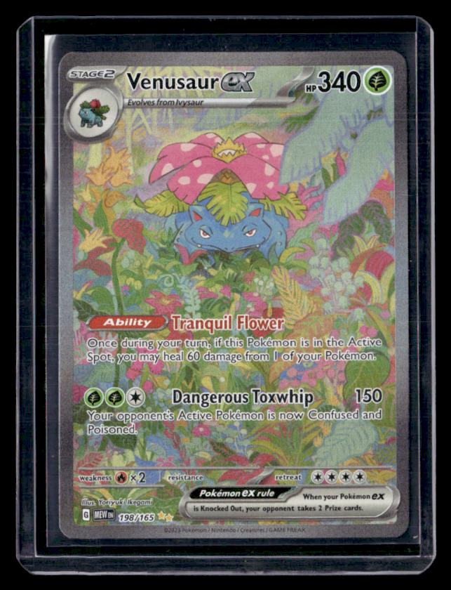 Venusaur ex Holo Special Illustration Rare SV: Scarlet & Violet 151 198/165 NM