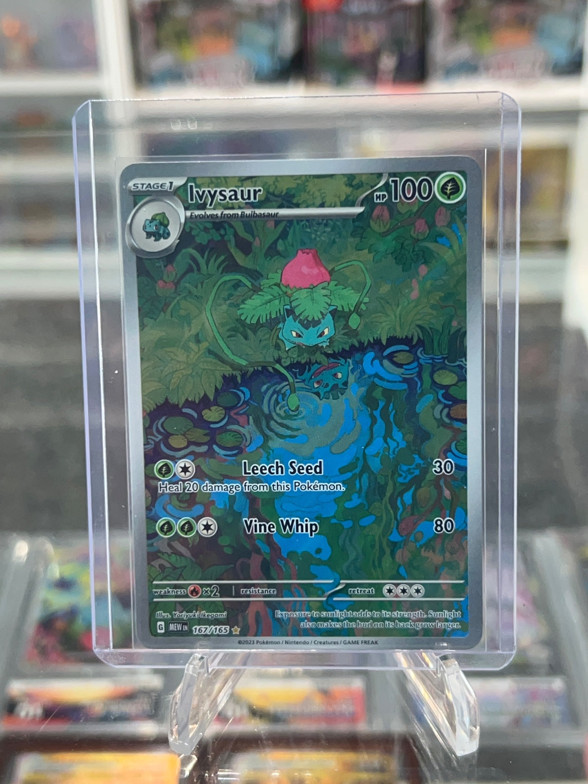 Ivysaur - Holo Illustration Rare SV: Scarlet & Violet 151 167/165 NM