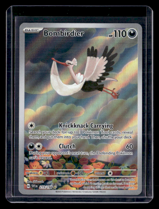 Bombirdier Holo Illustration Rare SV01: Scarlet & Violet Base Set 219/198 NM