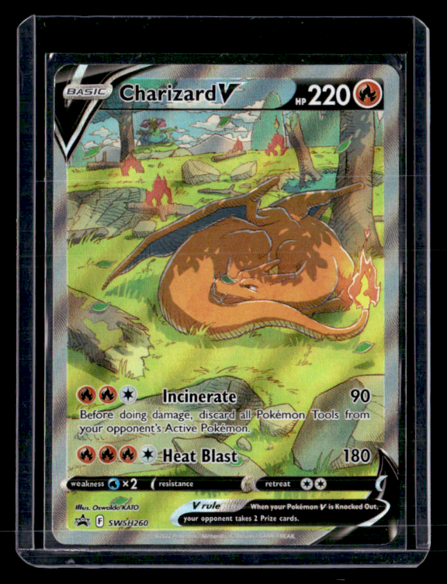 Charizard V Holo Promo SWSH Sword & Shield Promo Cards SWSH260 NM