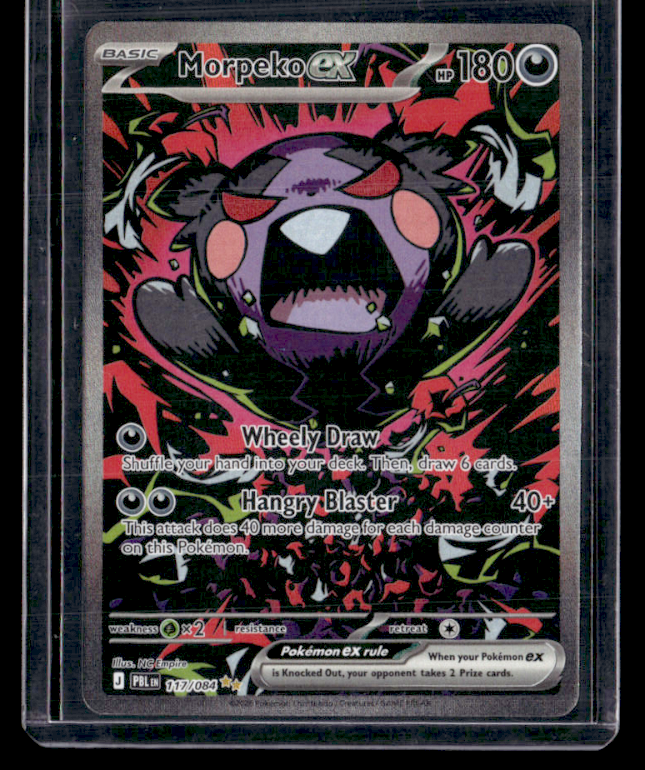 Morpeko ex Special Illustration Rare ME05: Pitch Black 117/084 NM