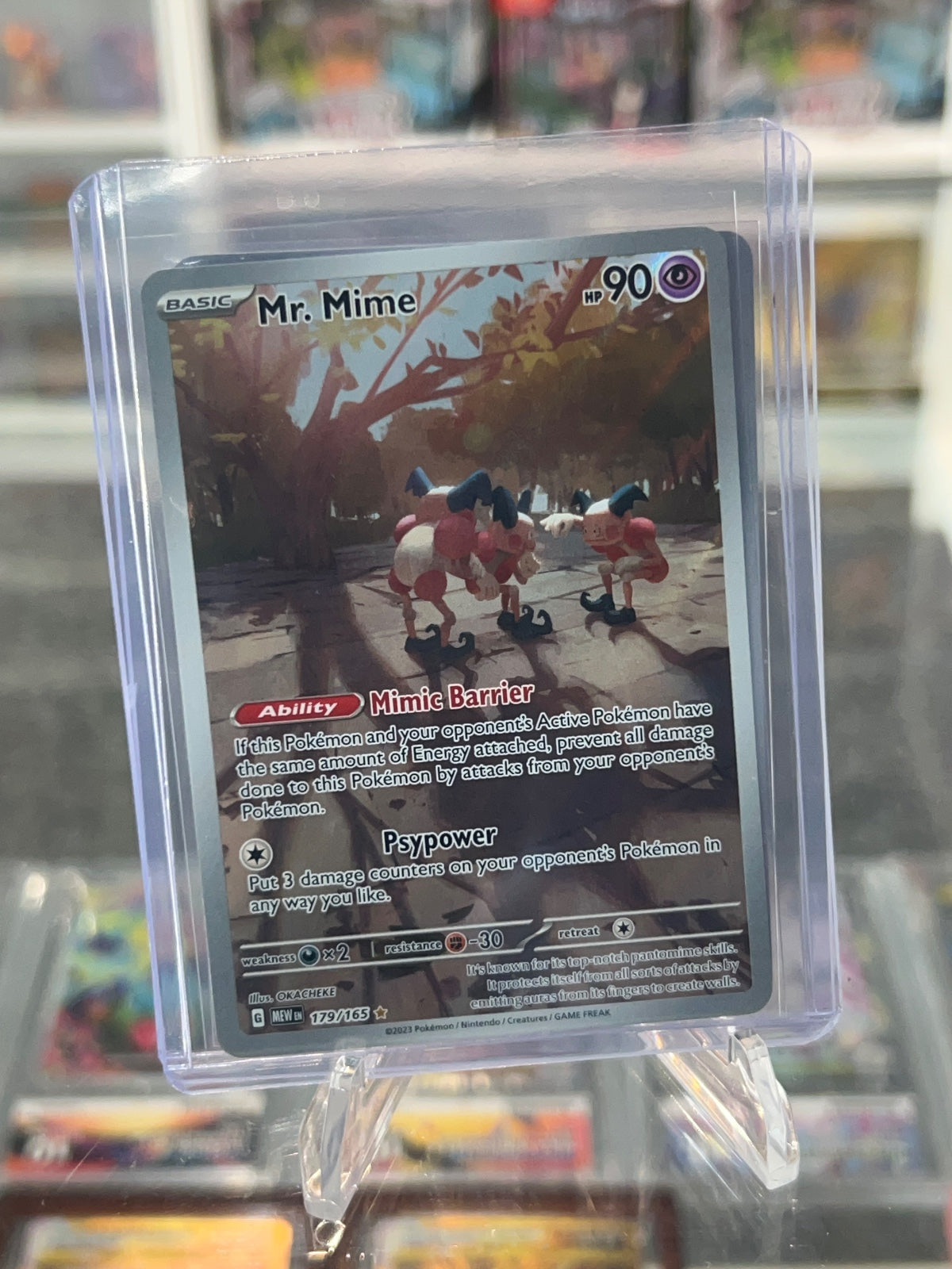 Mr. Mime - Holo Illustration Rare SV: Scarlet & Violet 151 179/165 NM