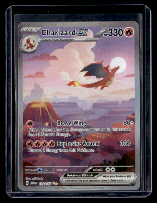 Charizard ex Holo Special Illustration Rare SV: Scarlet & Violet 151 199/165 NM