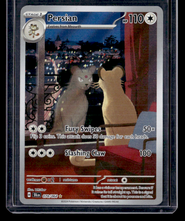 Persian Holo Illustration Rare SV: Shrouded Fable 078/064 NM