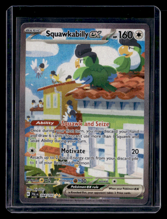 Squawkabilly ex Holo Special Illustration Rare SV02: Paldea Evolved 264/193 NM