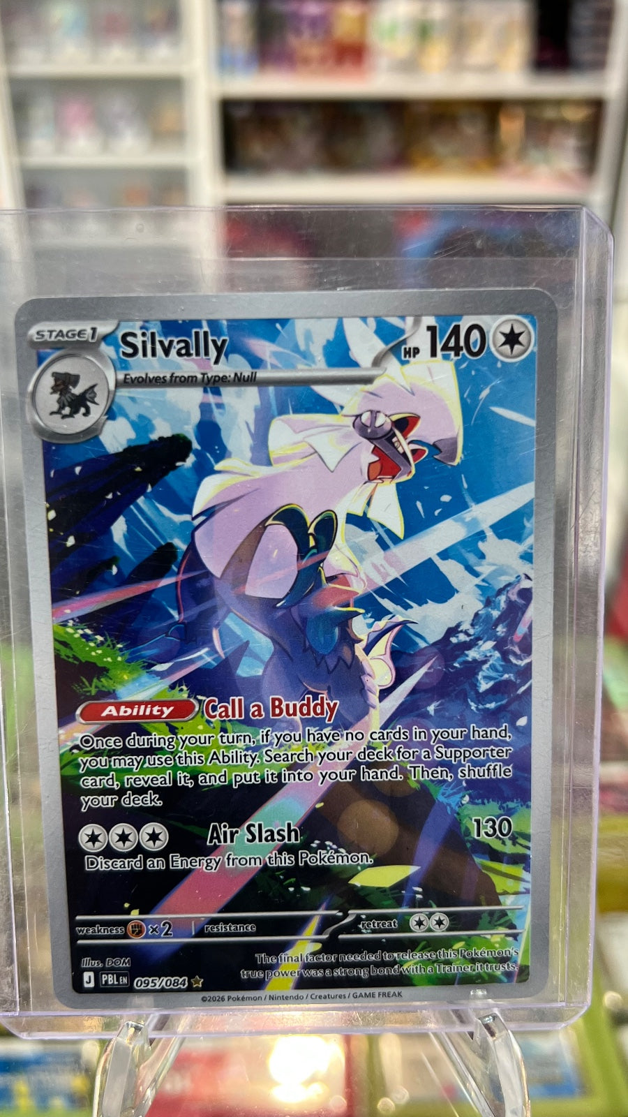 Silvally Holo Illustration Rare ME05: Pitch Black 095/084 NM