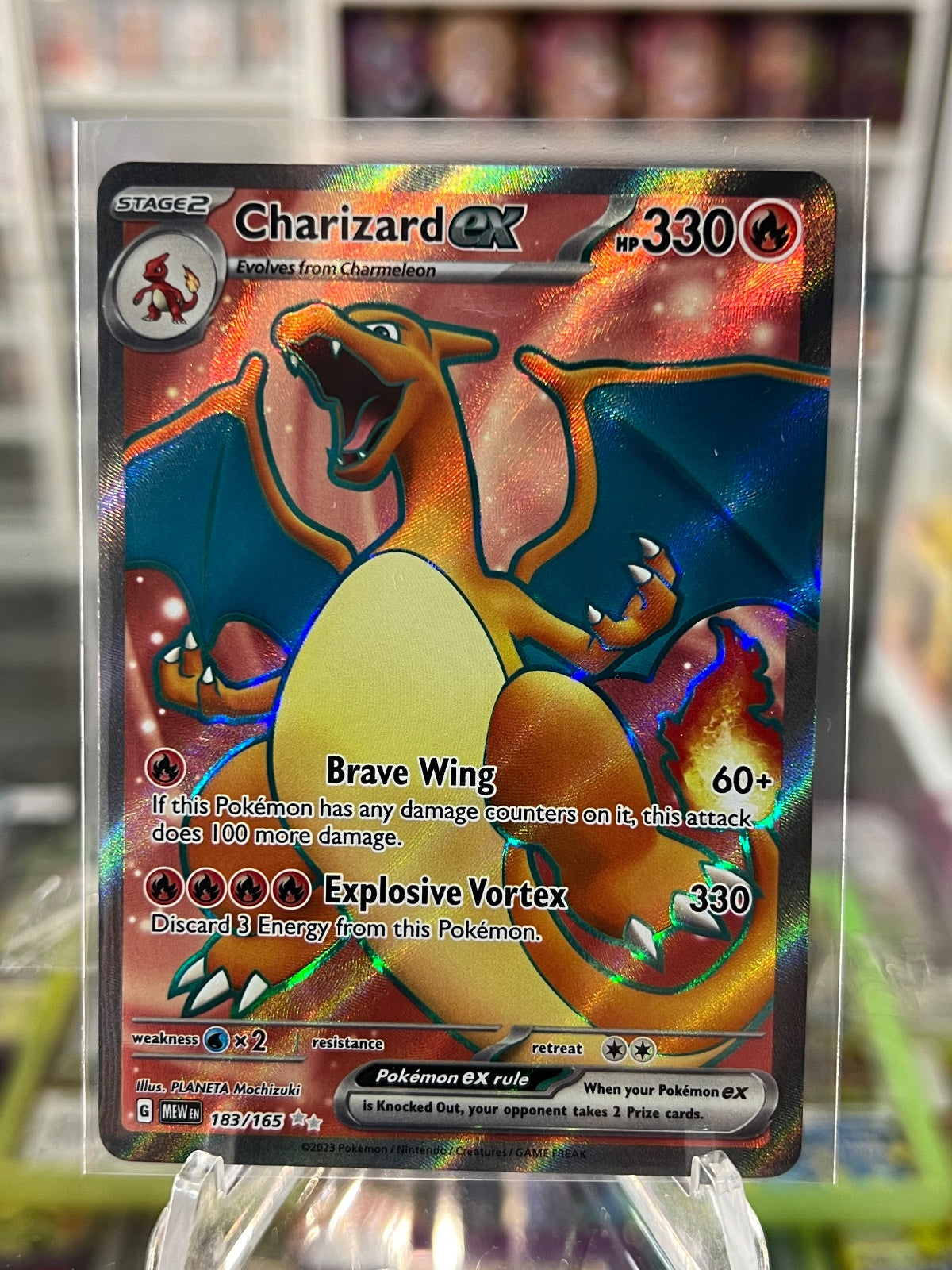Charizard ex Holo Ultra Rare SV: Scarlet & Violet 151 183/165 NM