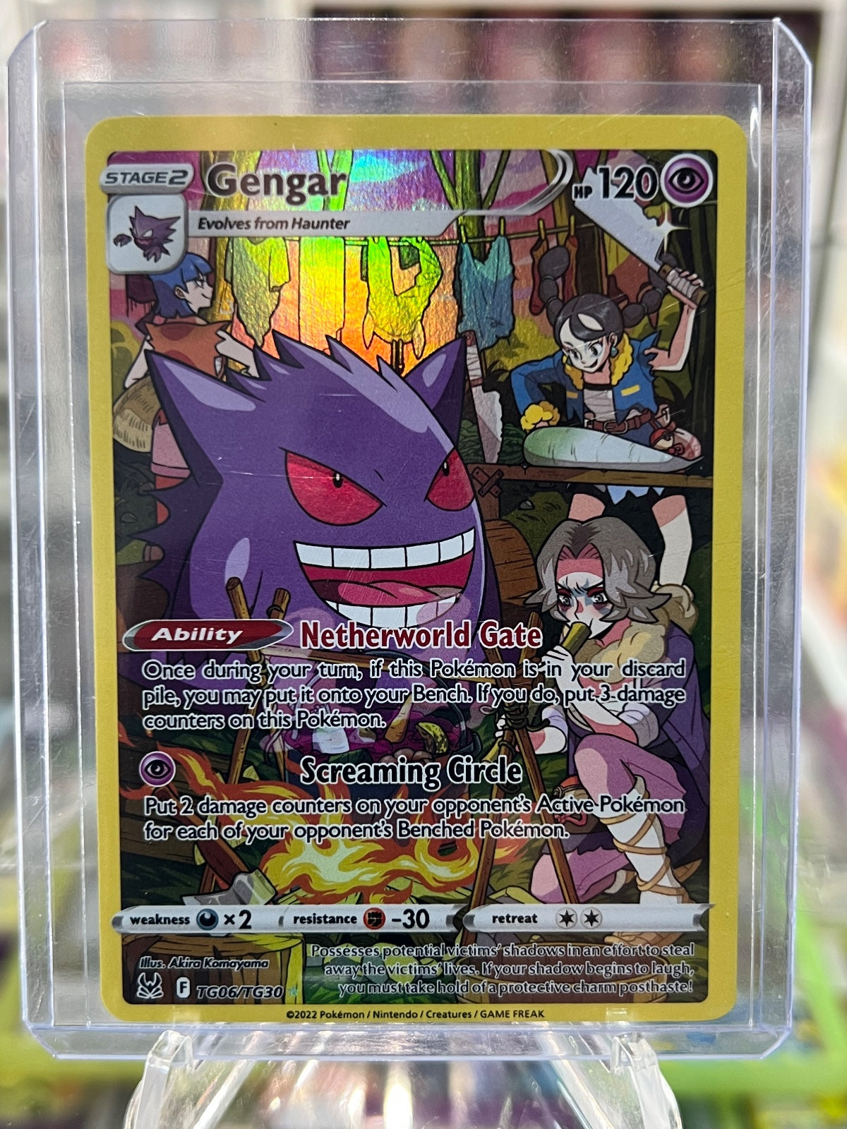 Gengar Holo Ultra Rare SWSH11: Lost Origin Trainer Gallery TG06/TG30 NM