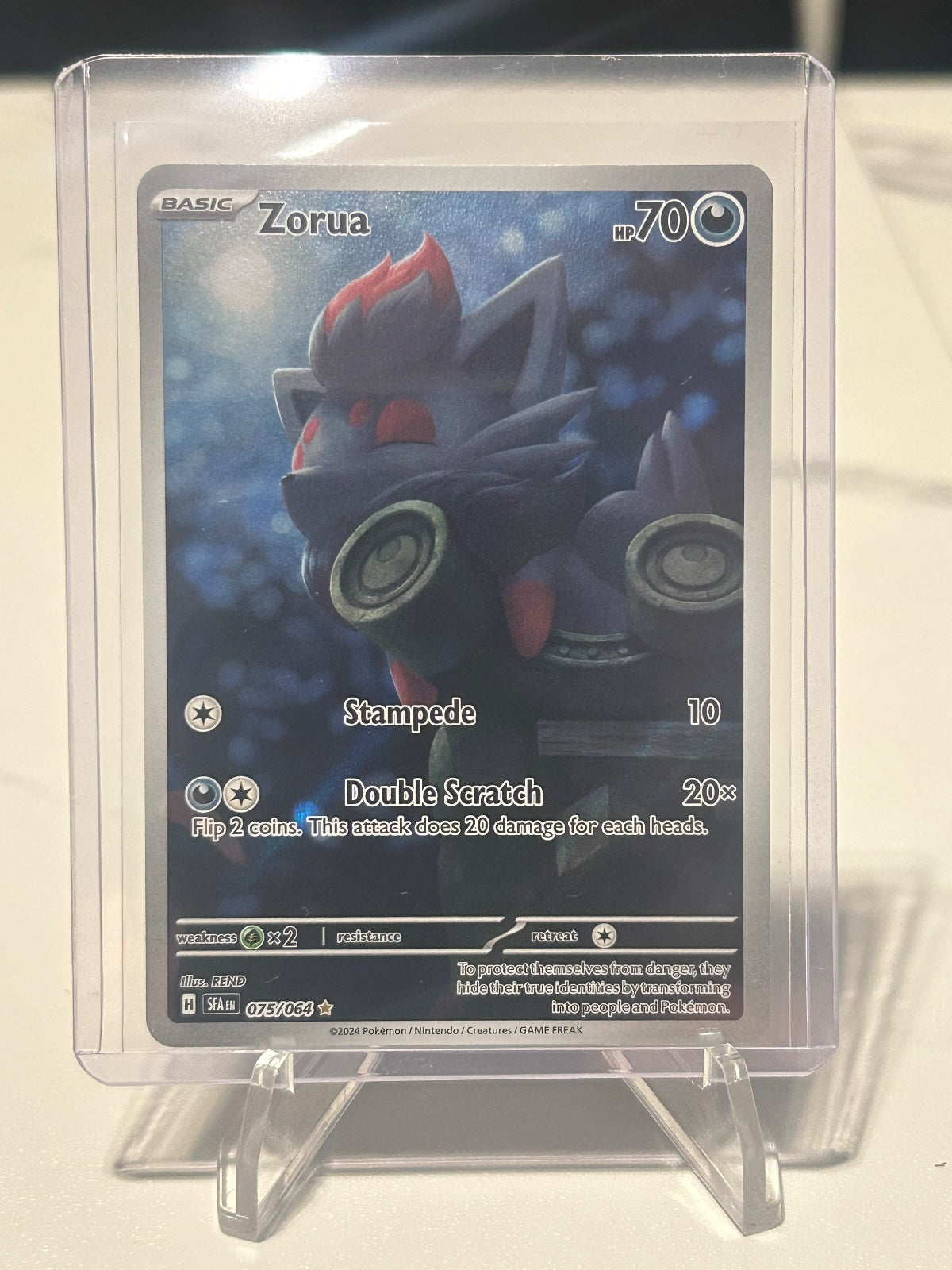 Zorua - Holo Illustration Rare SV: Shrouded Fable 075/064 NM
