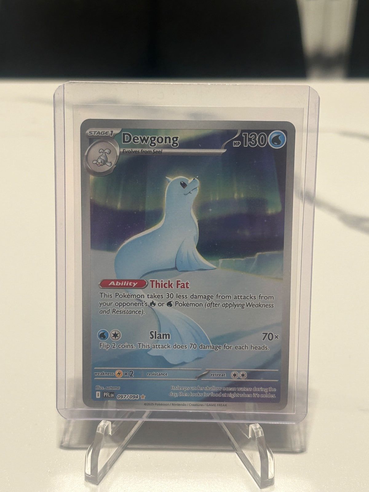 Dewgong - Holo Illustration Rare ME02: Phantasmal Flames 097/094 NM