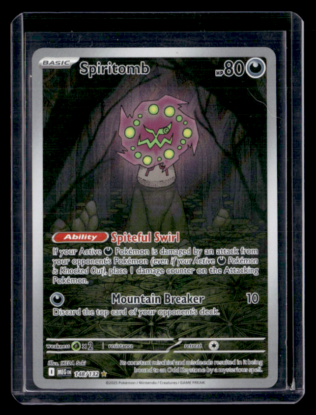 Spiritomb Holo Illustration Rare ME01: Mega Evolution 148/132 NM