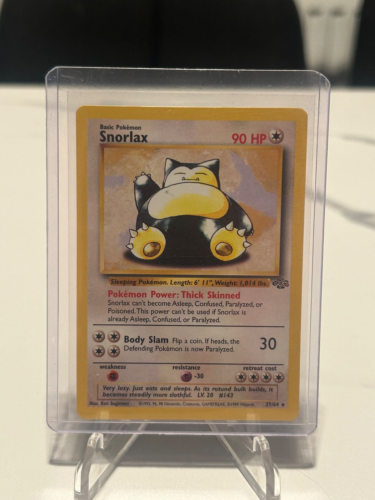 Snorlax (27) Unlimited Rare Jungle 27/64 NM