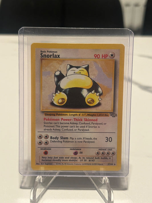 Snorlax (27) Unlimited Rare Jungle 27/64 NM
