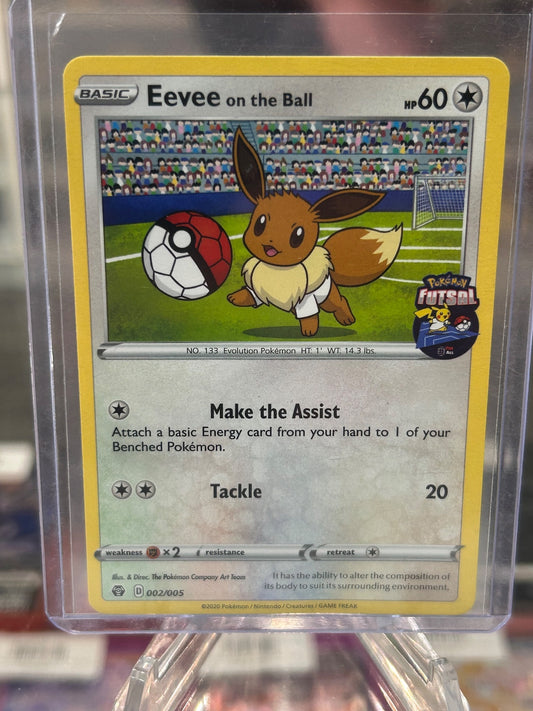 Eevee on the Ball - (Pokemon Futsal) Promo 002/005 NM
