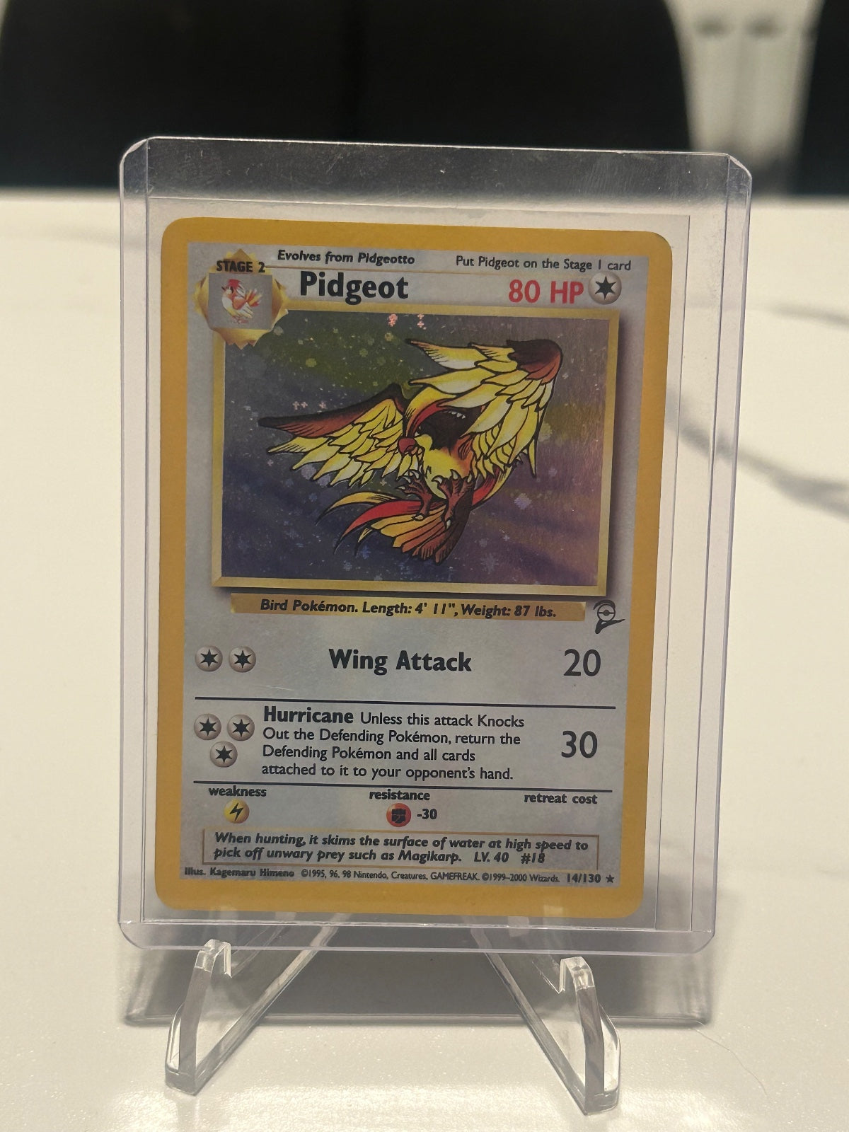 (LP) Pidgeot Holo Rare Base Set 2 014/130 