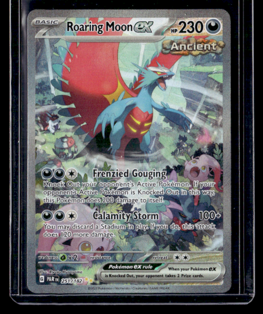 Roaring Moon ex Holo Special Illustration Rare SV04: Paradox Rift 251/182 NM
