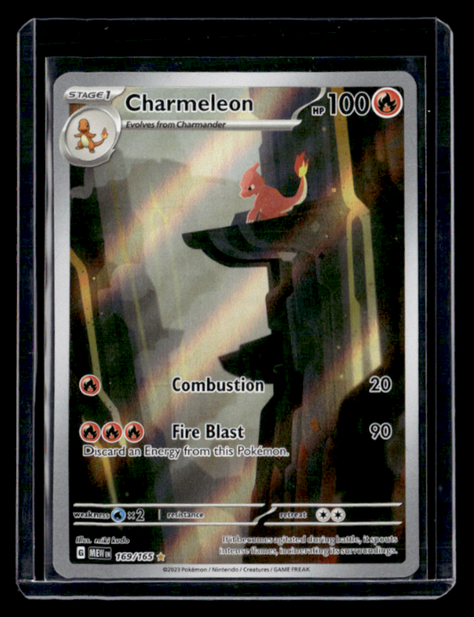 Charmeleon Holo Illustration Rare SV: Scarlet & Violet 151 169/165 NM