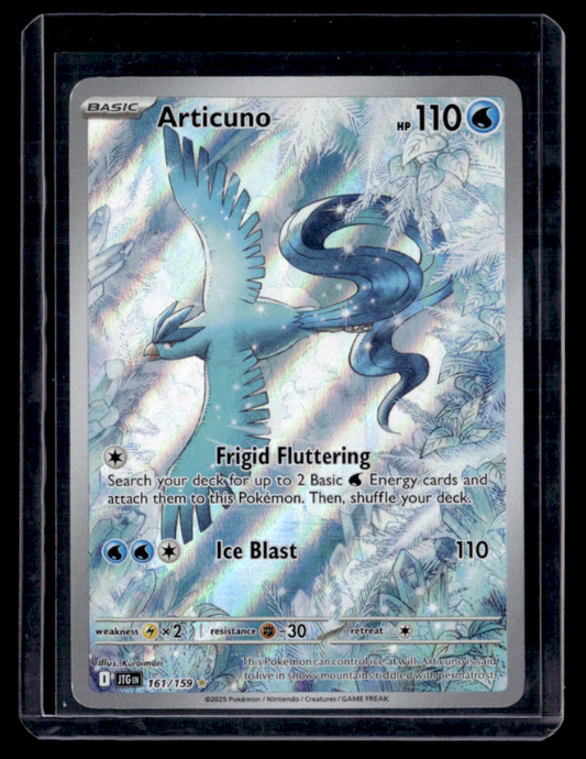 Articuno Holo Illustration Rare SV09: Journey Together 161/159 NM