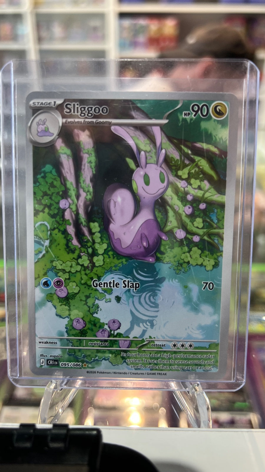 Sliggoo - Holo Illustration Rare ME04: Chaos Rising 095/086 NM