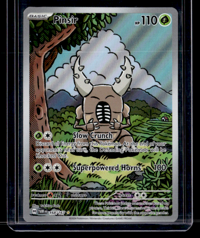 Pinsir Holo Illustration Rare SV06: Twilight Masquerade 168/167 NM