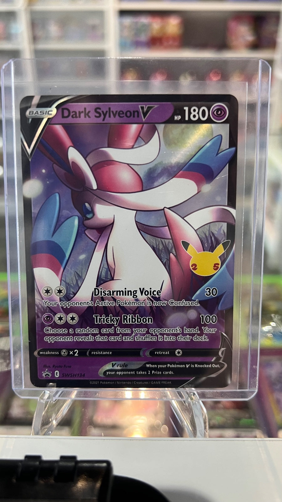 Dark Sylveon V Holo Promo SWSH: Sword & Shield Promo Cards SWSH134 NM