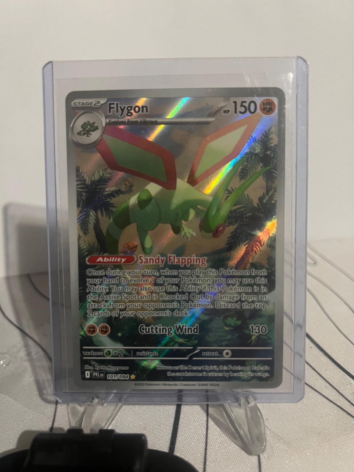 Flygon Holo Illustration Rare ME02: Phantasmal Flames 101/094 NM