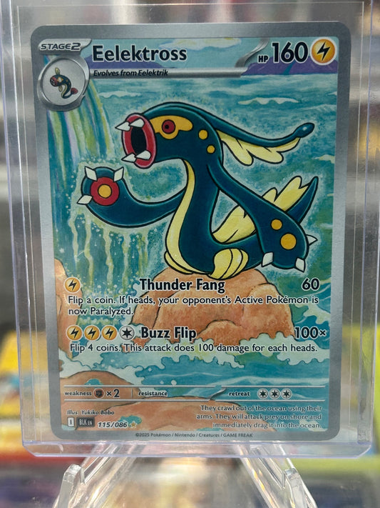 Eelektross - Holo Illustration Rare SV: Black Bolt 115/086 NM
