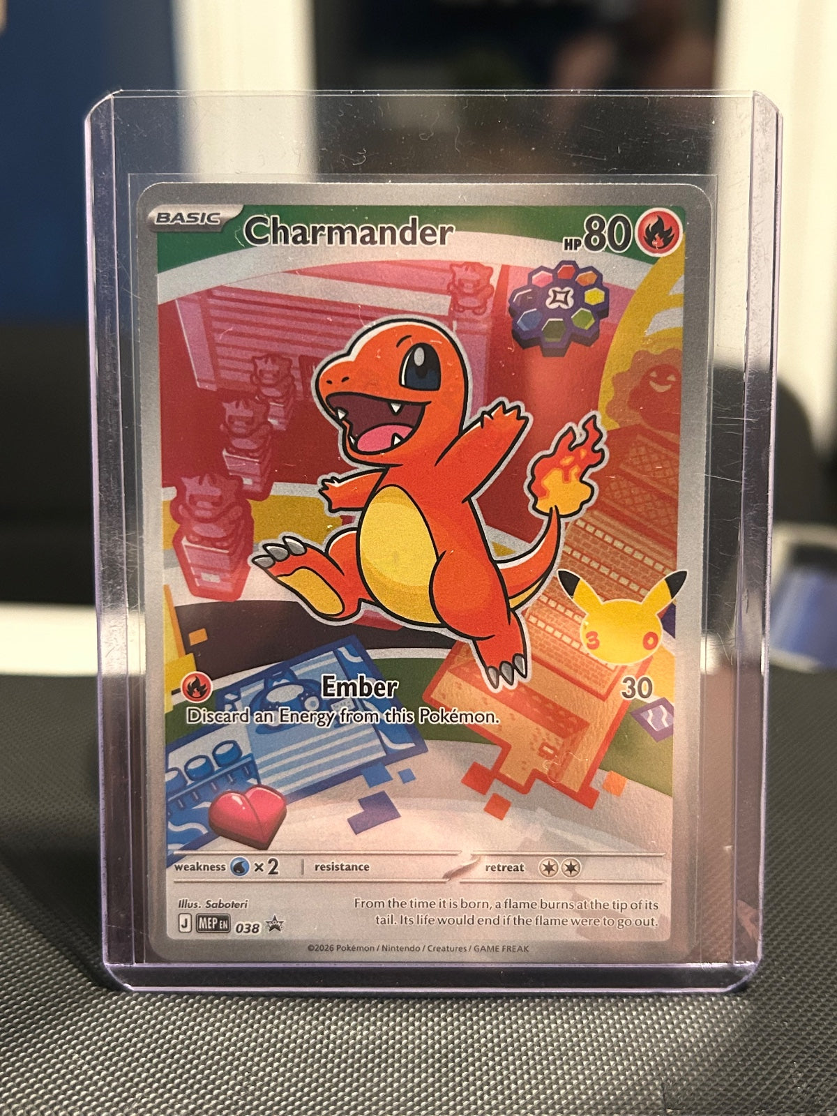 Charmander - Holo Promo ME: Mega Evolution Promo 038 NM