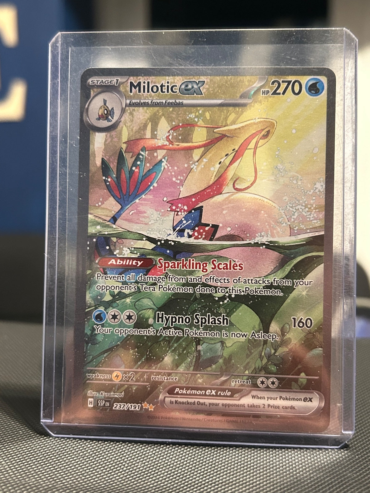 Milotic ex - Holo Special Illustration Rare SV08: Surging Sparks 237/191 NM