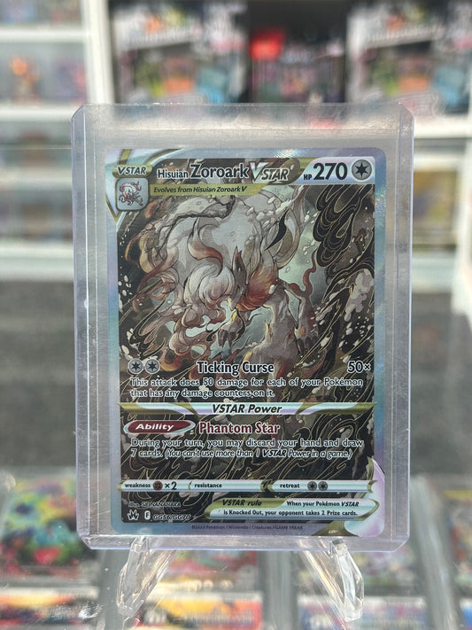 Hisuian Zoroark VSTAR Ultra Rare SWSH Crown Zenith Galarian Gallery GG56/GG70 NM