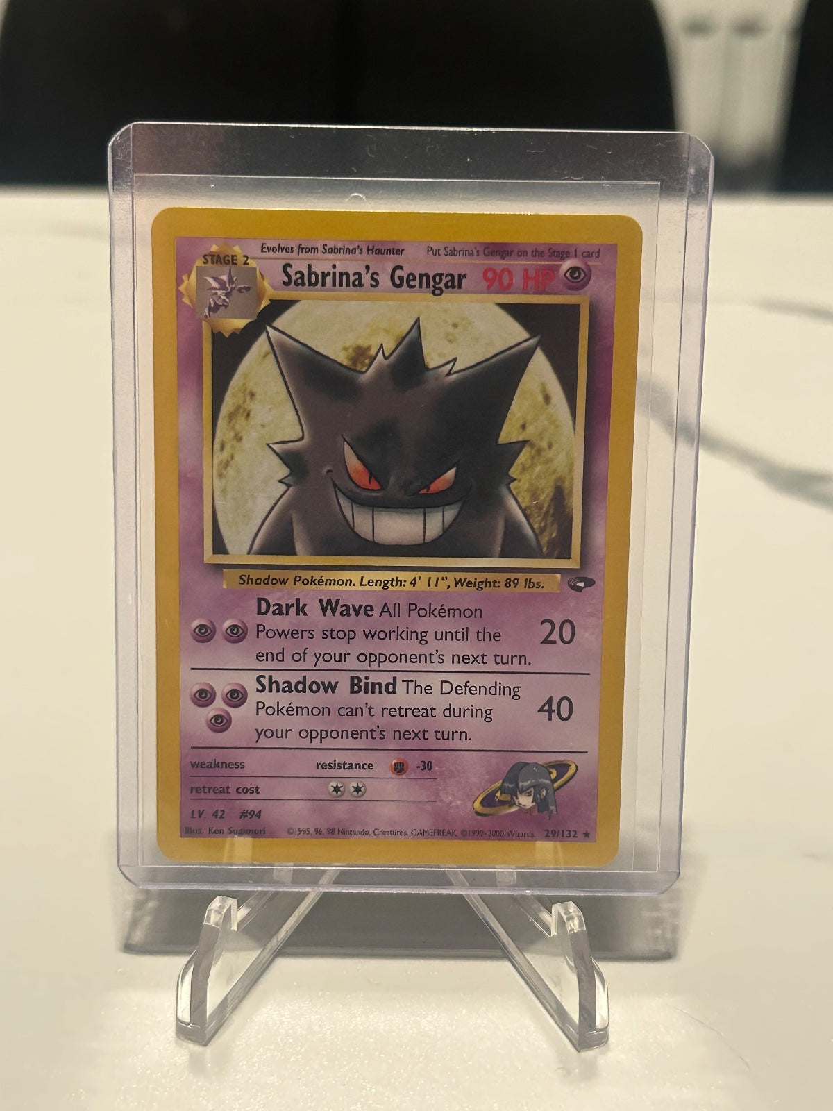 (LP) Sabrina's Gengar Unlimited Rare Gym Challenge 029/132 