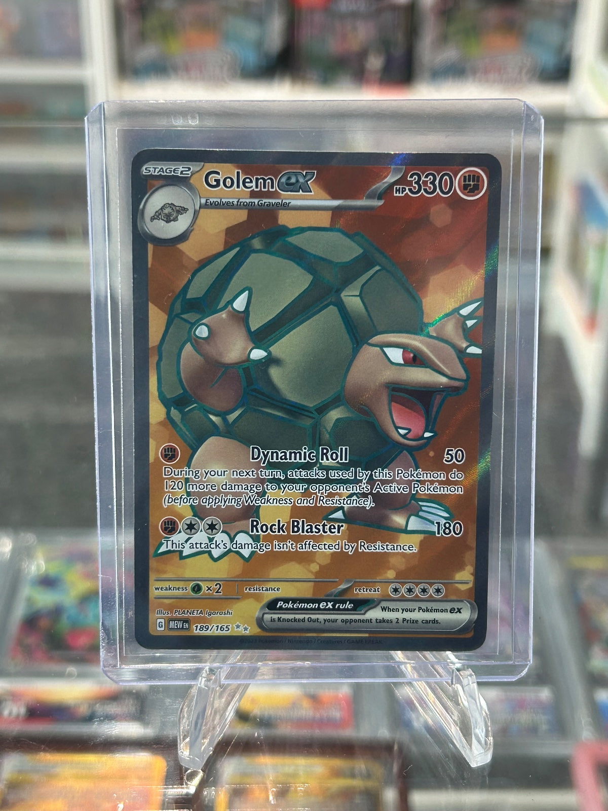 Golem ex - Holo Ultra Rare SV: Scarlet & Violet 151 189/165 NM