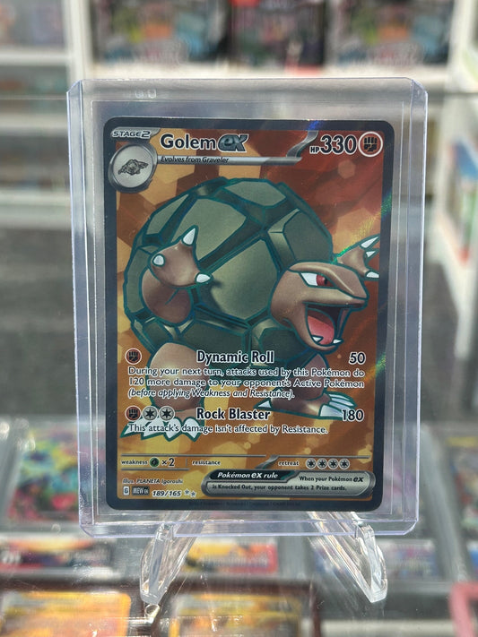 Golem ex - Holo Ultra Rare SV: Scarlet & Violet 151 189/165 NM